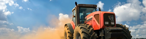 Tractor in Field