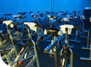 Spinning Bike in a Studio